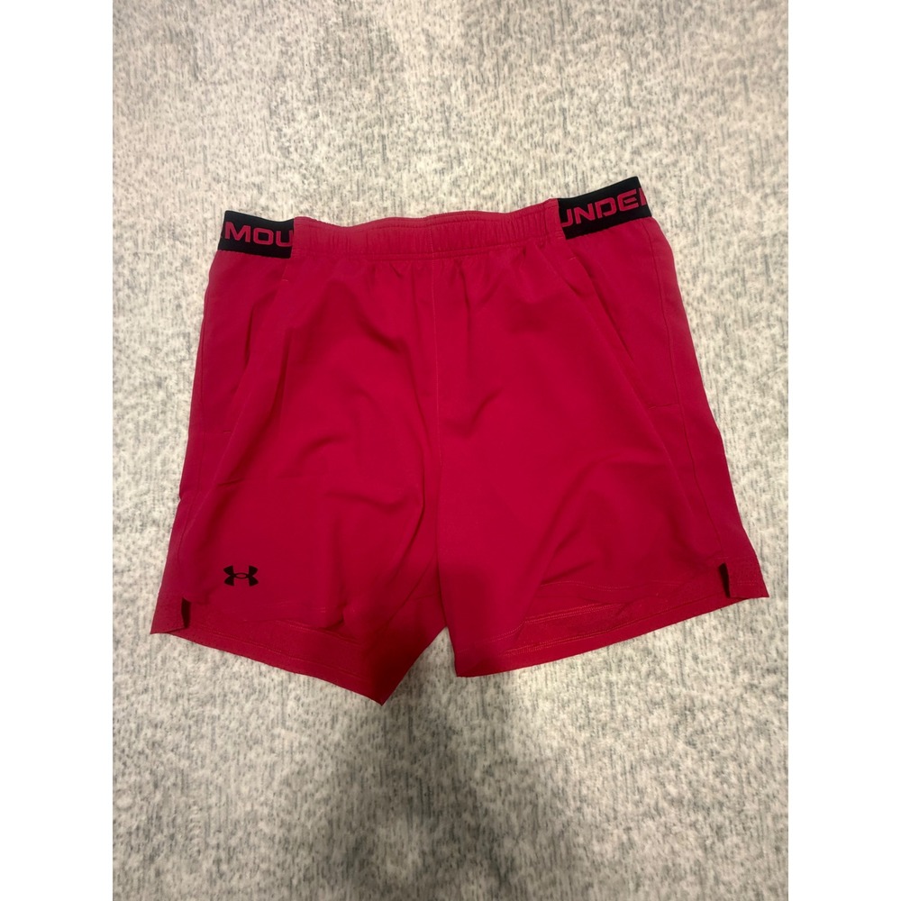 Under‎ Armour Mens Vanish Woven 6in Shorts Red Size XL Fitted Athletic Gym NWT